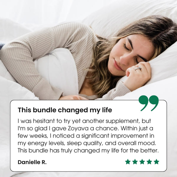 Zoyava Soothe and Smooth Bundle: Cortisol 60 and Myo-Inositol 90 Capsules Supplement Bundle