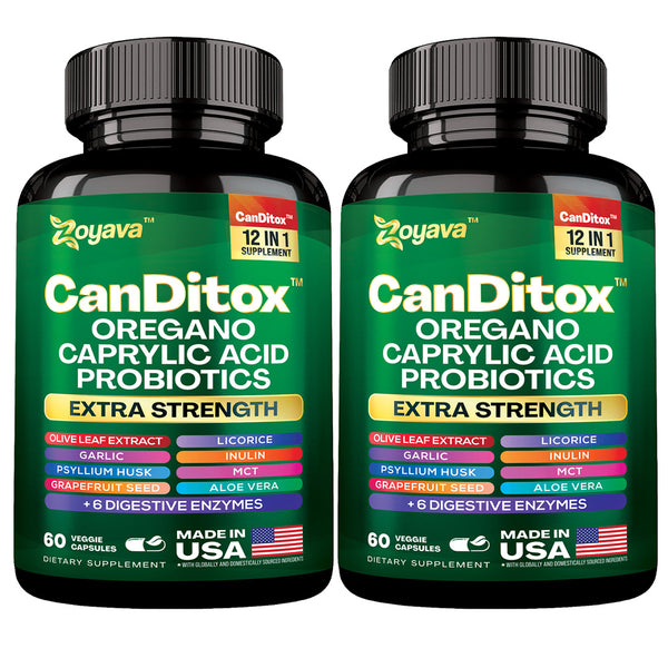 Candida Cleanse Balance: Gut Health, Immunity, Stress Support & Anti-Aging – 60 Vegan Capsules