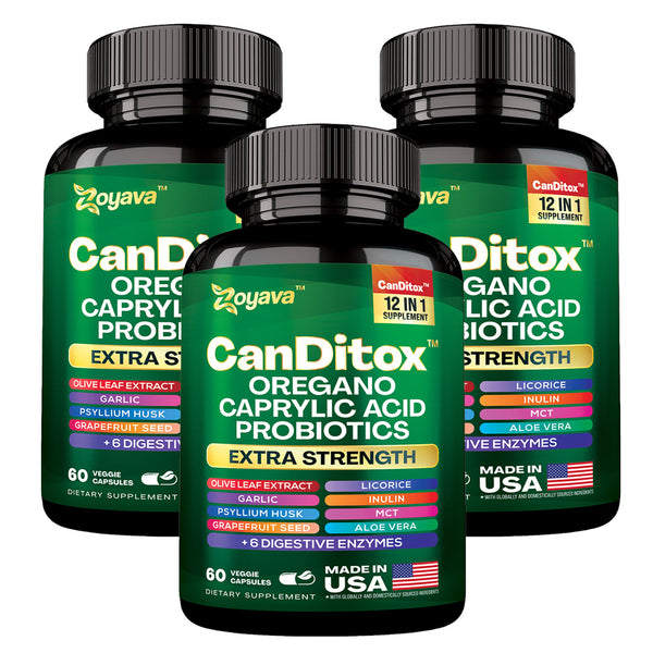 Candida Cleanse Balance: Gut Health, Immunity, Stress Support & Anti-Aging – 60 Vegan Capsules