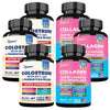 Radiant Vitality Duo: Highly Potent Bovine Colostrum Capsules (5250MG) & Cosmic Collagen Beauty Complex (64,000MCG)