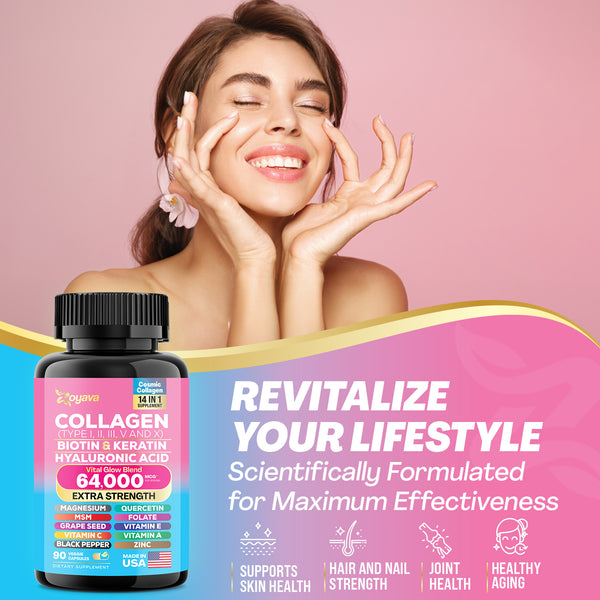 Cosmic Collagen Beauty Complex - 64,000MCG - Illuminate Your Radiance!