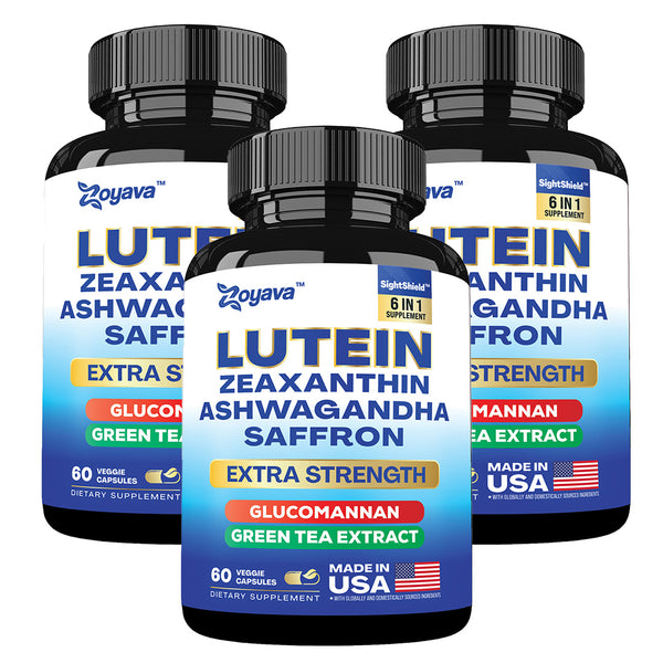 SightShield Advanced Lutein and Zeaxanthin Supplements - 8000 MG Power Blend