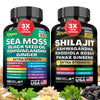 Dynamic Vitality Boost Duo: Sea Moss & Shilajit