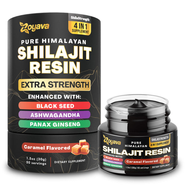 World's First Flavored Himalayan Shilajit Resin - Caramel, Original