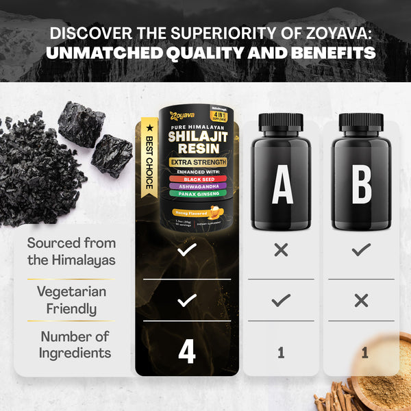 World's First Flavored Himalayan Shilajit Resin - Honey