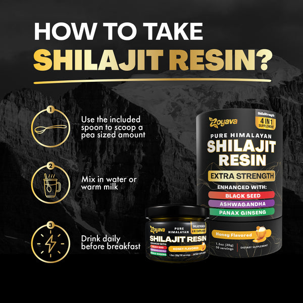 World's First Flavored Himalayan Shilajit Resin - Honey