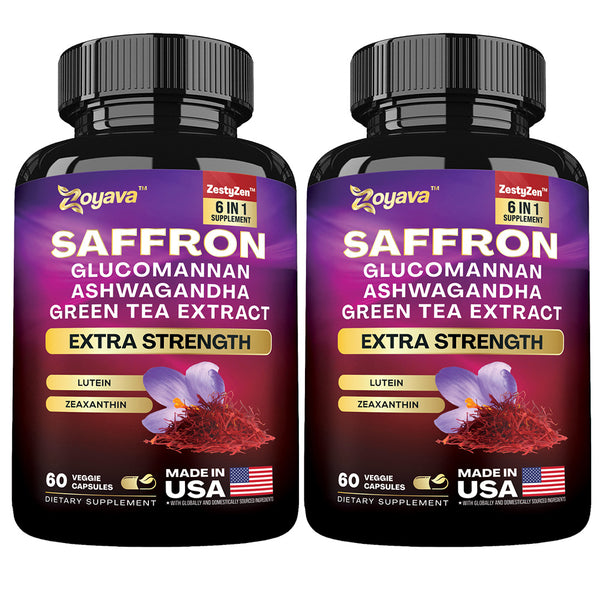 Revitalize Your Wellness: Saffron ZestyZen Blend - 4,000MG Powerhouse