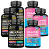 Empower Beauty & Vitality: Shilajit ShilaStrength Blend & Cosmic Collagen Fusion