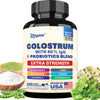 Highly Potent Bovine Colostrum Capsules - 5250 MG with 40% IgG & Probiotics for Immunity, Gut Health, and General Wellness