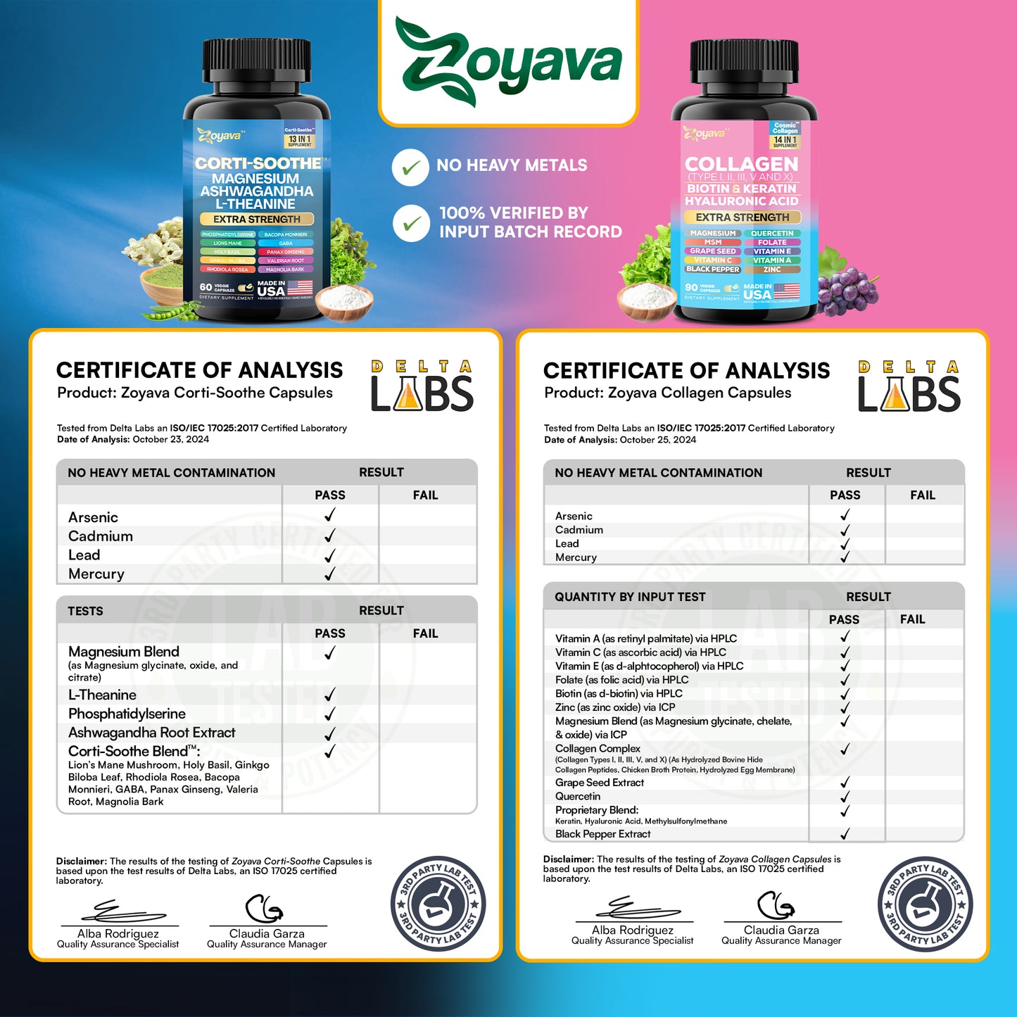 Shining Serenity Set - Corti-Soothe & Cosmic Collagen Bundle: Wellness & Beauty Supplements