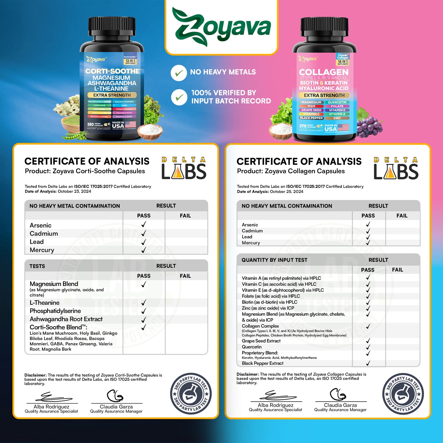 Shining Serenity Set - Corti-Soothe & Cosmic Collagen Bundle: Wellness & Beauty Supplements