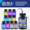 10-in-1 NAD+ Anti-Aging & Wellness Capsules – Skin, Immunity, Longevity & More