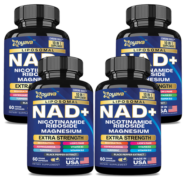10-in-1 NAD+ Anti-Aging & Wellness Capsules – Skin, Immunity, Longevity & More