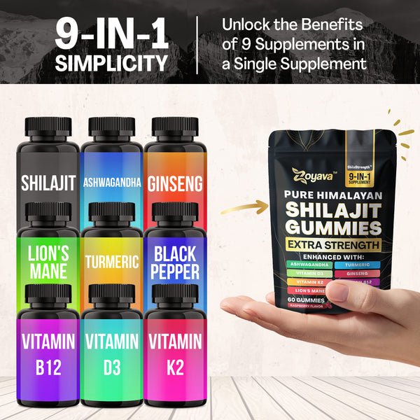 Multiple Wellness Shilajit 60 Gummies - Berry