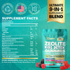 Zoyava Zeolite Kids Detox Gummies Mixed Berry Flavored All-in-One 60 Gummies for Detox, Immunity, and Overall Wellness