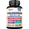Highly Potent Bovine Colostrum Capsules - 5250 MG with 40% IgG & Probiotics for Immunity, Gut Health, and General Wellness