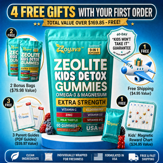 Zoyava ZeoShield™ Kids 9 in 1 Daily Gummies